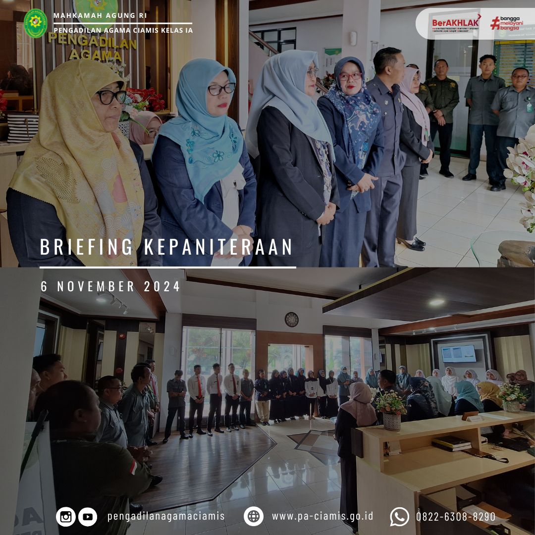 BRIEFING KEPANITERAAN 061124