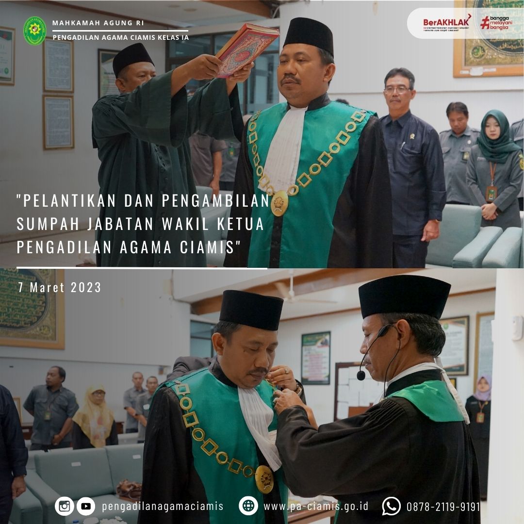 PELANTIKAN WAKIL YUNADI