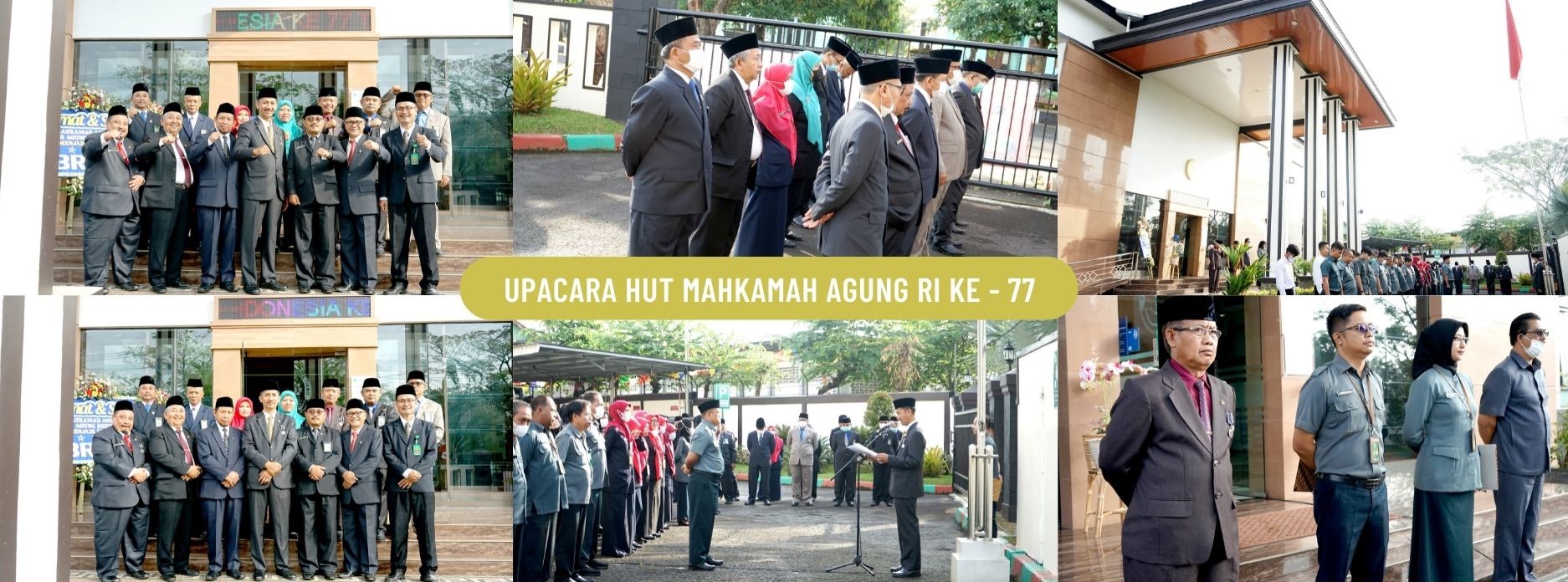 UPACARA HUT MAHKAMAH AGUNG RI KE 77