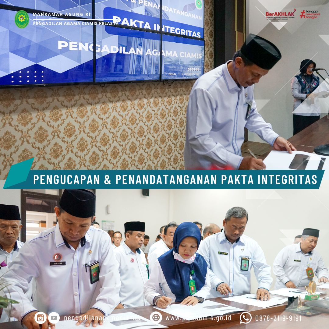 pakta integritas 1