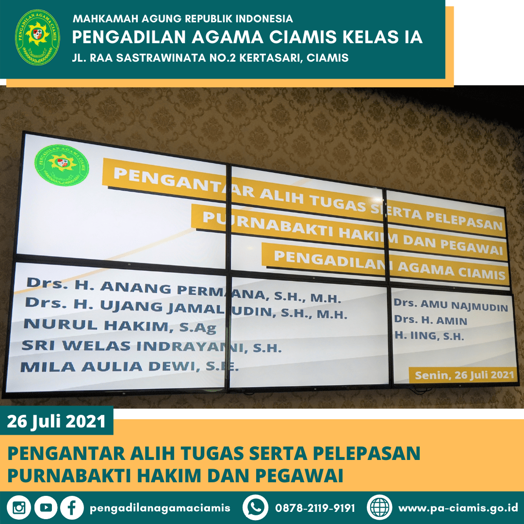 pelepasan alih tugas purnabakti