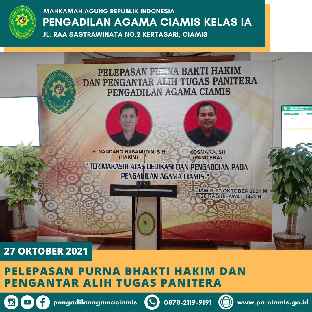 pelepasan pak nandang dan pak kosmara