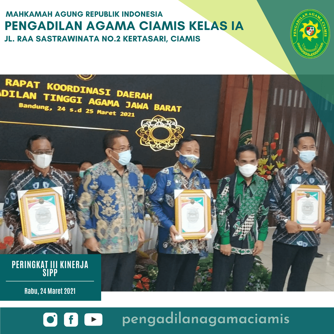 penghargaan rakerda pta 2