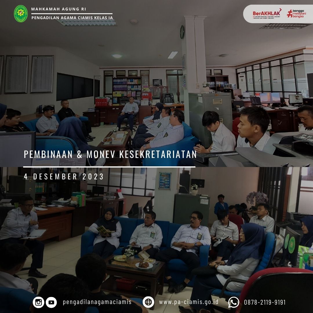 rapat kesekretariatan 051223