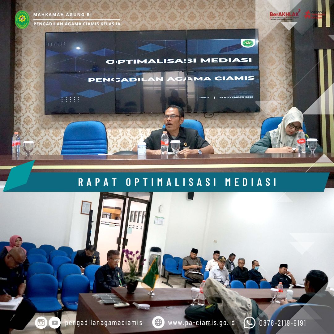 rapat optimalisasi mediasi 2