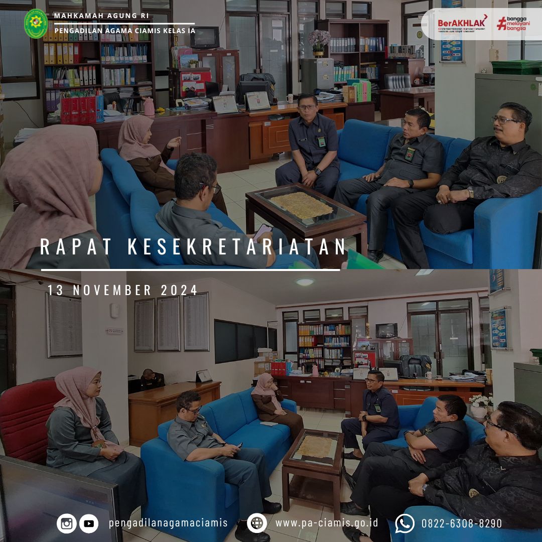 rapat sekretariat 131124